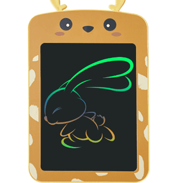 CCOCC Drawing Tablet with Screen Safe Materials Lcd Writing Tablet One-Touch Screen Lock Drop-Resistant Structure Drawing Board,Yellow