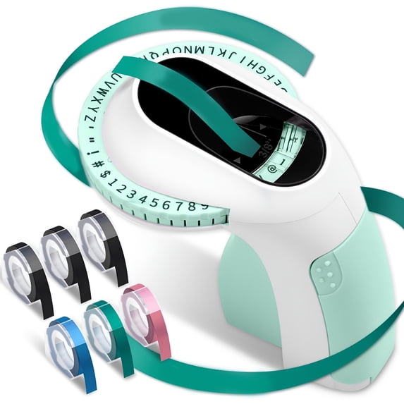 CCOCC Embossing Device Easy to Use Embossing Machine Portable Labeling Device Label Maker for Home and Office