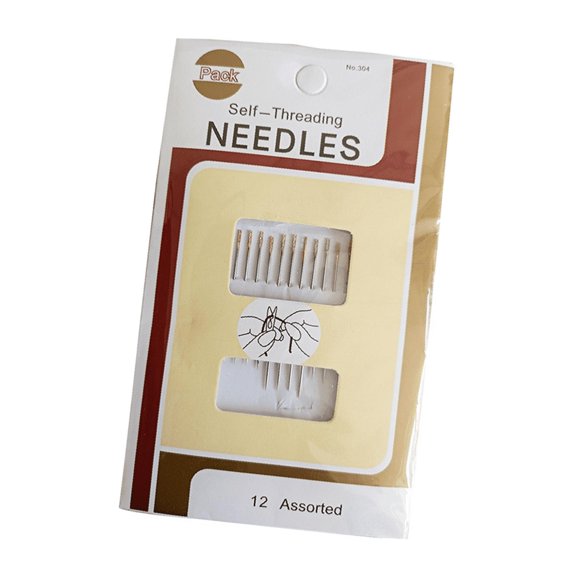 CCOCC Embroidery Needles for Hand Sewing,Self-Threading Needles Sewing Needles Large Eye Hand Sewing,Convenient Use Cross Stitch Needles