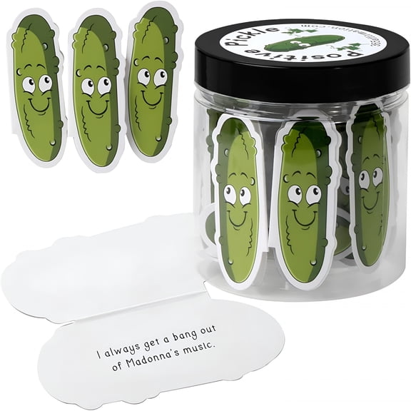 CCOCC Emotional Support Affirmation Cards, Mini Affirmation Card Jar, 30 Positive Messages, Decorative Jar for Positive Affirmations Cards