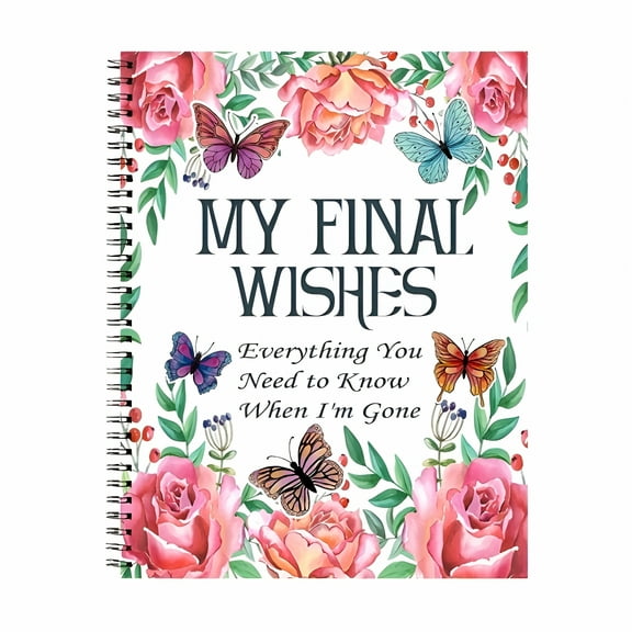 CCOCC End of Life Planner - Guided Final Arrangements When I'M Gone Workbook Organizer Notebook for Beneficiary Info,Will Preparation,Last Wishes,Funeral Planning