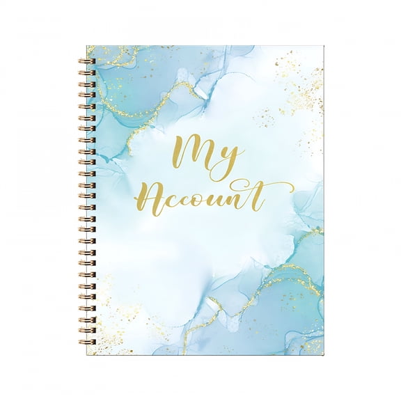 CCOCC English Ledger,Bank Cheque Book and Ledger for Receipts and Disbursements,Professional Financial Record Book for Business and Personal Use,Durable Stationery for Accurate Accounting