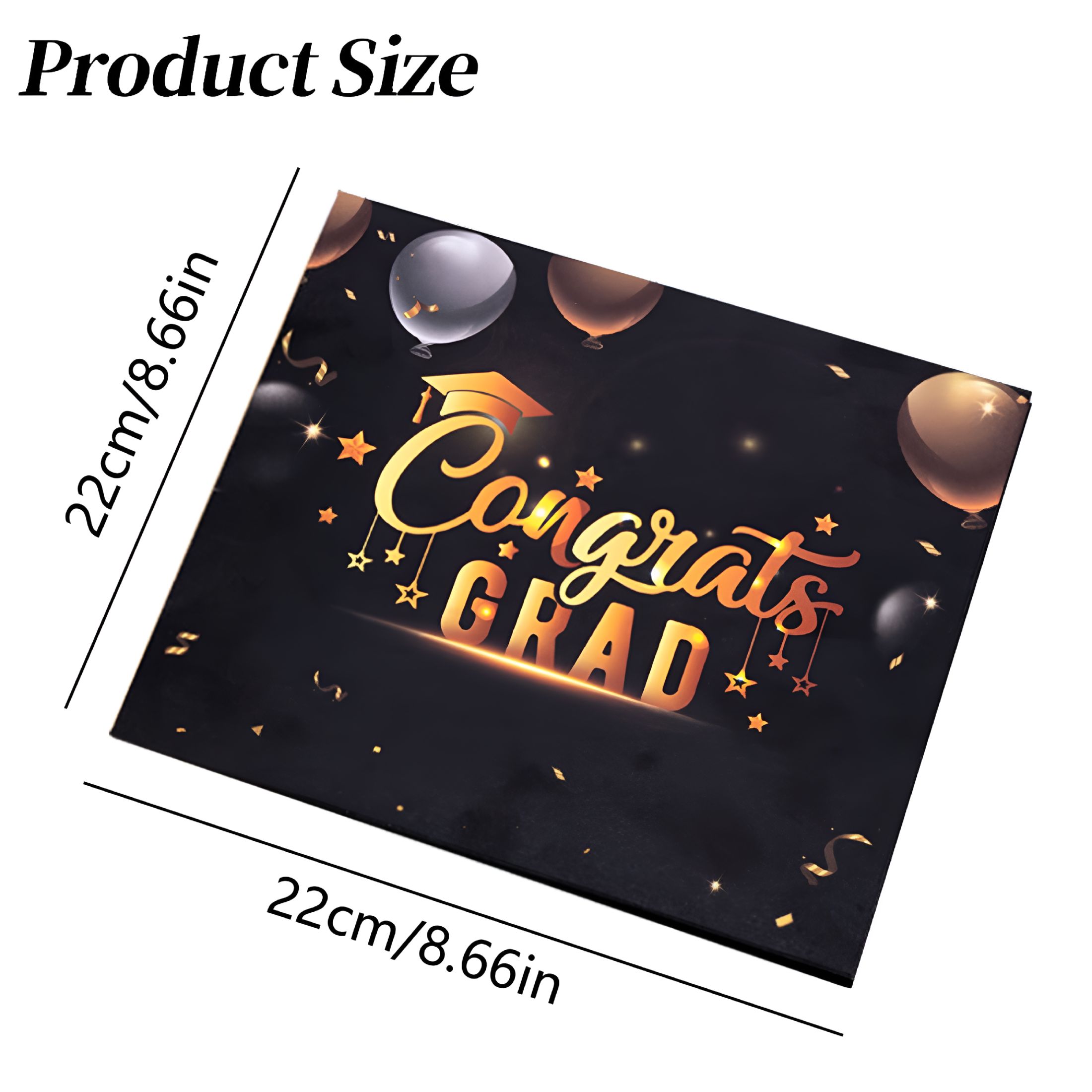 CCOCC Explosion Graduation Card 2025 3D Musical Congrats Grad Lights ...