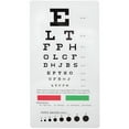 thumbnail image 1 of CCOCC Eye Chart for Testing Double Sided Portable Vision Chart Assorted Color Small Size, 1 of 4