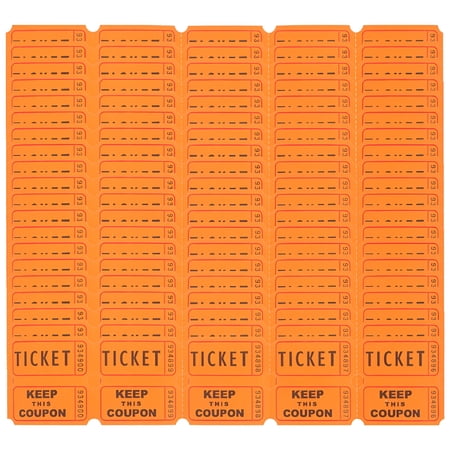 CCOCC Festival Raffle Tickets Game Participation Raffle Tickets Roll 200Pack