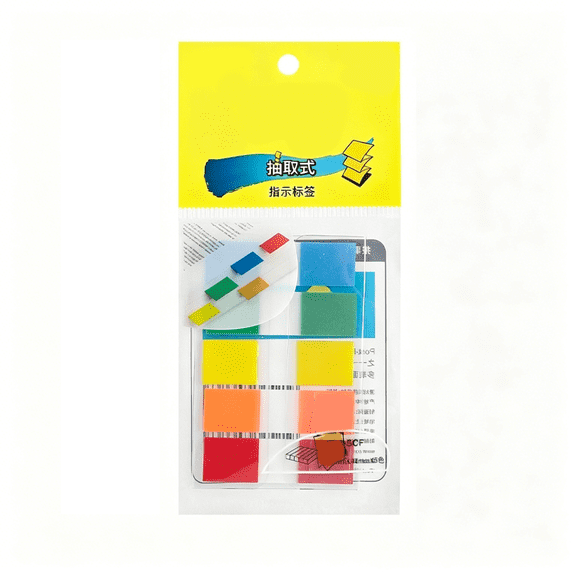 CCOCC Flags,Assorted Colors,Tabs for Notebooks,Mini Sticky Notes,1/2" Flags,100 Total Flags