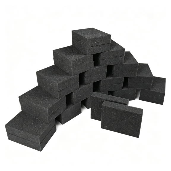 CCOCC Foam Card Dividers - 24 Pcs Multifunction Foam Dividers for Trading Cards Shock Absorbing Foam Block for Sport Playing Game Card Packing Cases and Crafts