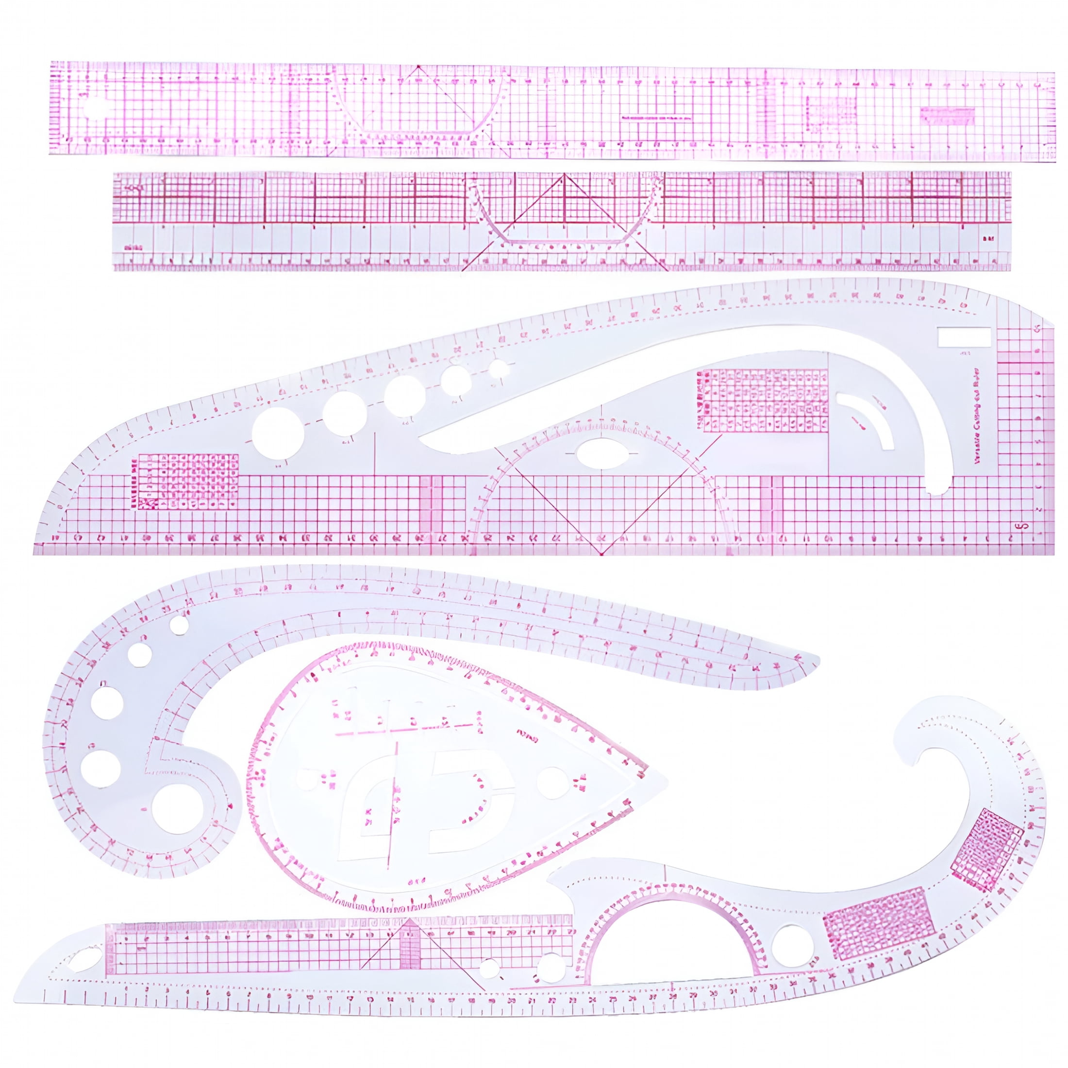 CCOCC French Curve Ruler Soft Patchwork Ruler Measuring Tailor Ruler ...