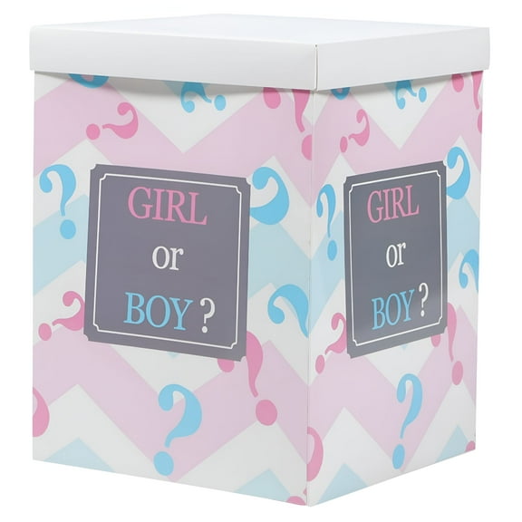 CCOCC Gender Reveal Balloon Box - Boy or Girl Decorations