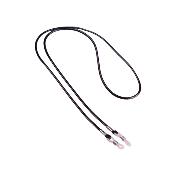CCOCC Glasses Strap,Eco-Friendly Wax Thread Eyeglass Chains for Women,Non-Slip and Wear-Resistant Eyeglasses Strap,Black