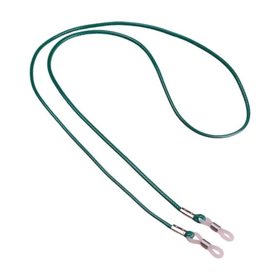 CCOCC Glasses Strap,Eco-Friendly Wax Thread Eyeglass Chains for Women,Non-Slip and Wear-Resistant Eyeglasses Strap,Green