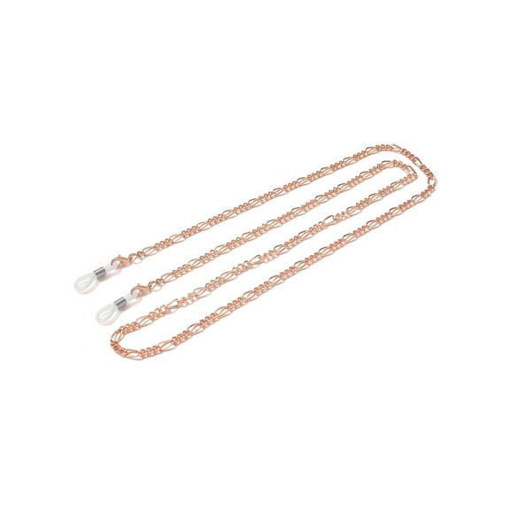 CCOCC Glasses Strap,Secure Eyeglass Chains for Women,Flexible Anti-Slip Design Kids Glasses Strap,Rose Gold
