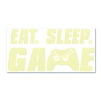 CCOCC Glow in the Dark Stickers,Glowing Night Effect Wall Stickers Decor,Gamepad Design Elements Room Decor Wall,Blue