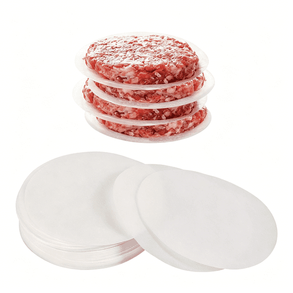 CCOCC Hamburger Patty Paper Round 5.5 Inch,Set of 200,Non Stick Patty Paper Sheets for Burger Press,Patty Serperate and Cake Baking(4.5/6/7/8/9/10/12Inch Available)