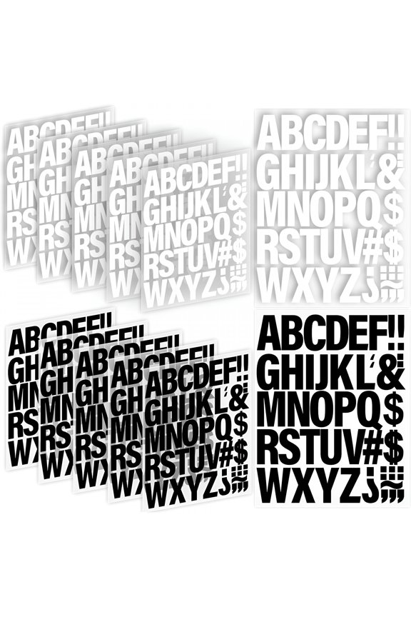 TUWAFE 2" Iron on Vinyl Letters A-Z PU Alphabets for Clothing DIY Craft
