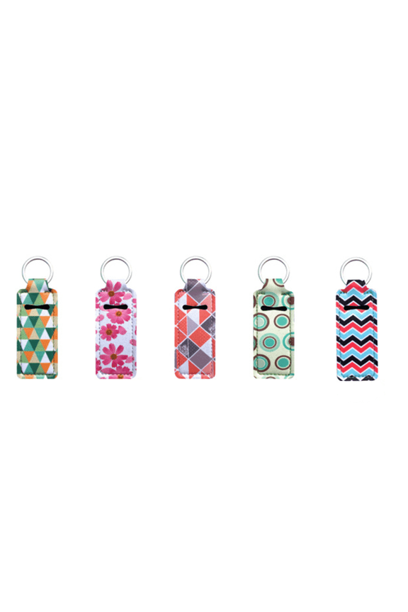 CCOCC Key Chain,Portable Chapstick Holder Key Ring,Compact Keychain Lanyard for Travel and Daily Use