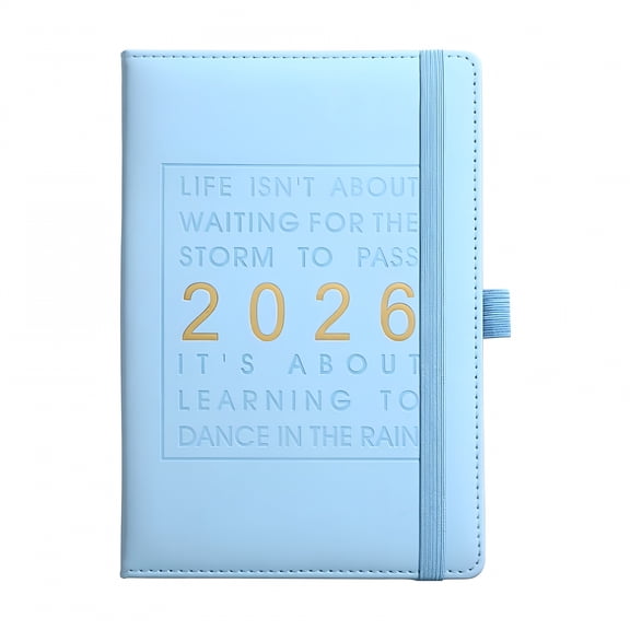 CCOCC Large Agenda 365 Day Daily Planner Management Record Notebook Schedule Planner Use January to December Planner with Hourly Plan Calendar