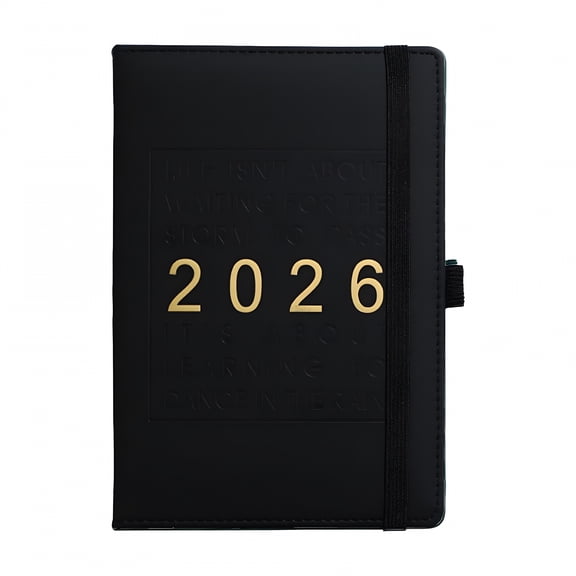 CCOCC Large Agenda 365 Day Daily Planner Management Record Notebook Schedule Planner Use January to December Planner with Hourly Plan Calendar