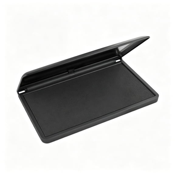 CCOCC Large Black Ink Stamp Pad 3.5" X 6.25" Quality Felt Pad
