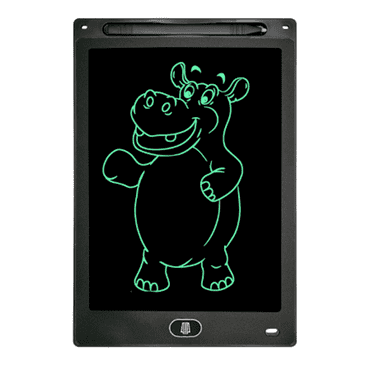 CCOCC Lcd Writing Tablet for Kids Long Battery Life Magnetic Drawing Board Anti-Slip Design Reinforced Body Drawing Tablet,Black