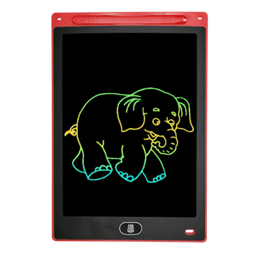 CCOCC Lcd Writing Tablet for Kids Low Power Consumption Magnetic Drawing Board Eye Protection Design Multiple Color Options Drawing Tablet,Red