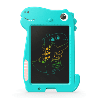 CCOCC Lcd Writing Tablet for Kids Low Power Consumption Writing Tablet for Kids Food-Grade Materials Rounded Edges Magnetic Drawing Board,Blue