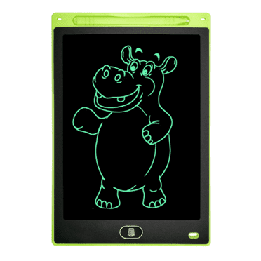 CCOCC Lcd Writing Tablet for Kids Multiple Color Options Drawing Tablet High-Definition Screen Silent Operation Writing Tablet for Kids,Green