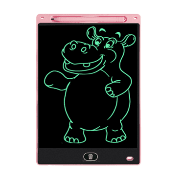 CCOCC Lcd Writing Tablet for Kids Reinforced Body Magnetic Drawing Board Anti-Slip Design Touch to Display Drawing Tablet,Light Pink