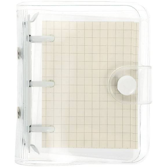CCOCC Loose-leaf Ledger Binder, Practical Notebook 3 Hole Refillable Mini Notebooks, for Journaling, Planning, Sketches, Work.