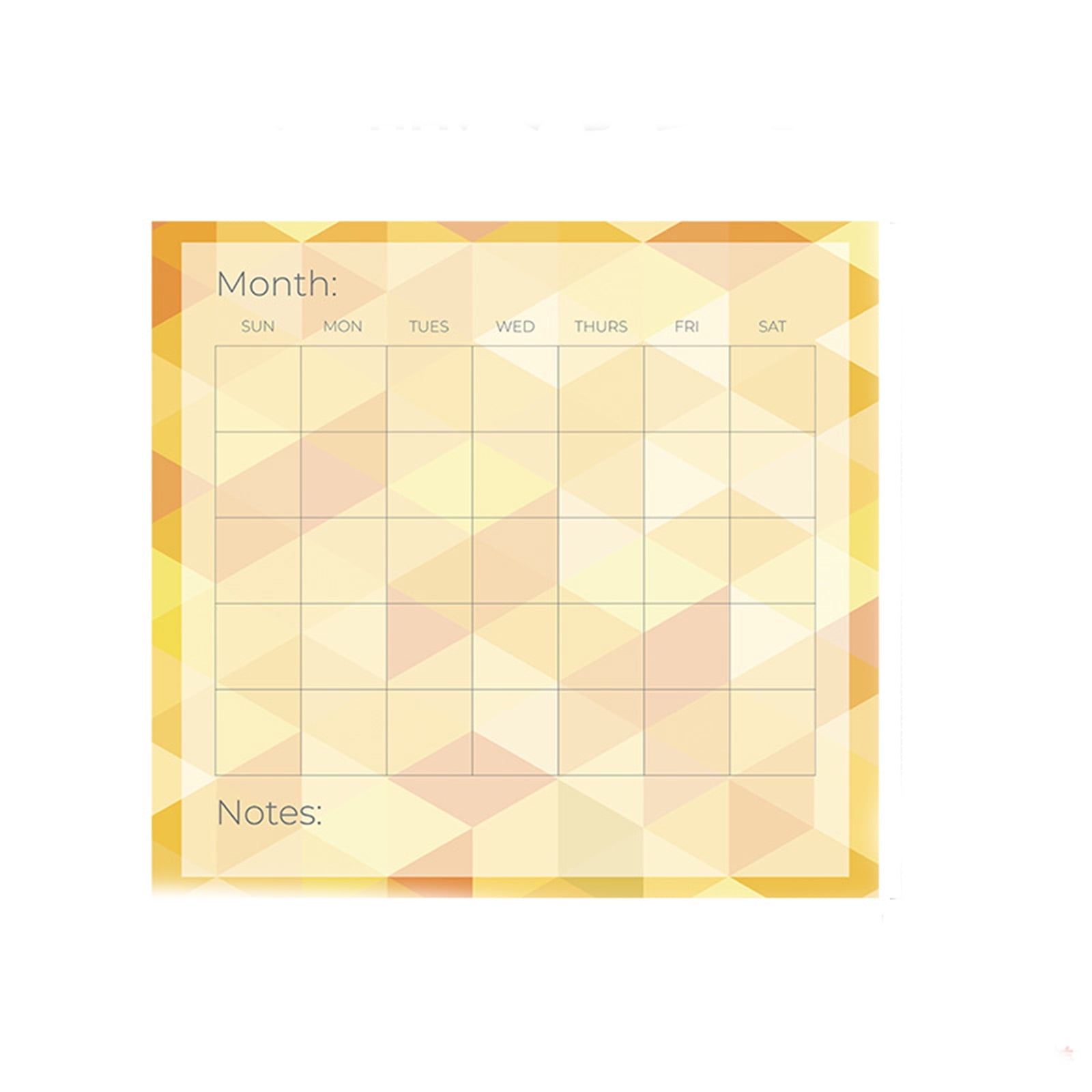 CCOCC Calendar For Refrigerator,Safe RemovalRolling Whiteboard