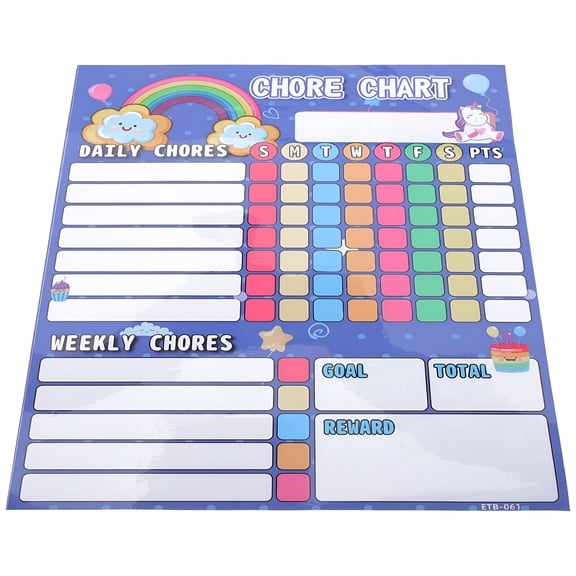 CCOCC Magnetic Chore Chart Home Good Behavior Chart Reward Chart Planner Chart for Kids