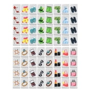 CCOCC Mahjong Tile Set,24mm Mahjong Game Mah Jongg Sets,Colorful Design Family Entertainment Mahjong Set,Style6