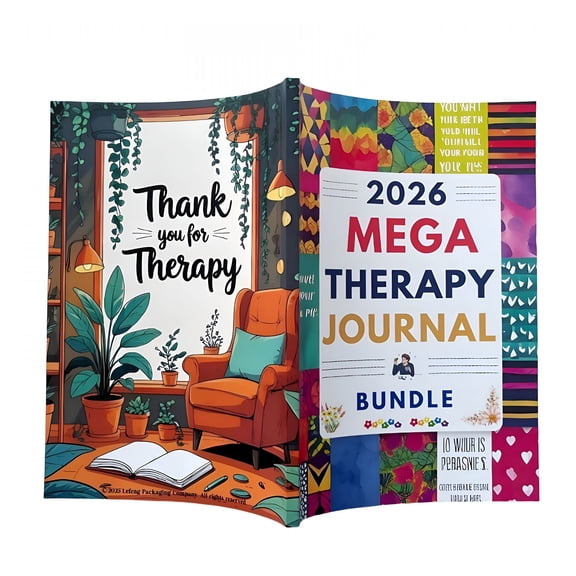 CCOCC Mental Health Guided Notebook Therapeutic Journal Emotional Wellness Monthly Planner Writing Note Book for Men Women