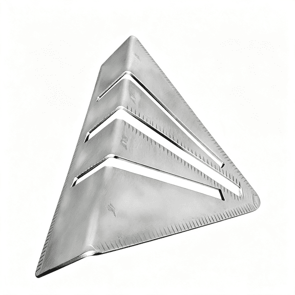 CCOCC Metalworking Bevel Square with 45, 90, and 22.5 Angle Markings, Suitable for Engineers, Carpenters, and Craftspeople, Precise Miter Square (8 Inches)