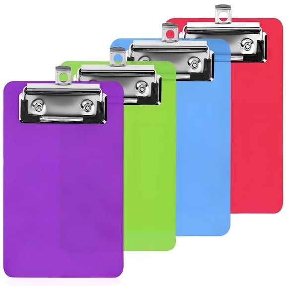 CCOCC Mini Clipboard,4 x 6 Inch Small Clip Boards,Cute Office Notepads Boards Board Clips
