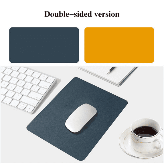 CCOCC Mouse Pad Double-Sided Desk Mat No Chemical Adhesives Light Diffusion Thickened Design Portable Desk Pad
