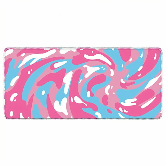 CCOCC Mouse Pad,Non Skid Desktop Mat Keyboard Mat,Stable Work Surface Desk Pad Mat,style1,12*36*0.2in