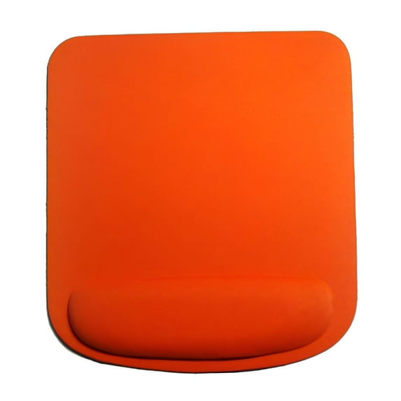 CCOCC Mouse Pad,Wrist Support Design Mouse Pad with Wrist Rest,Relieves Wrist Fatigue Mouse Pads,Orange