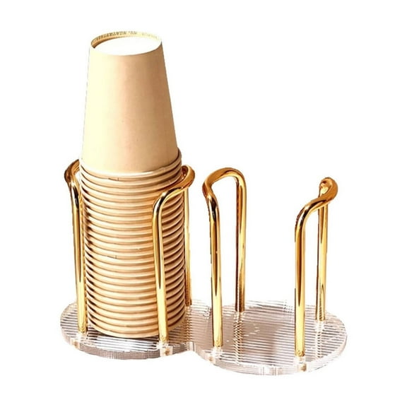 CCOCC Mug Holder,Elegant Acrylic Cup Organizer,Sturdy Anti-Slip Coffee Mug Holder,Stylish Water-Resistant Coffee Cup Holder