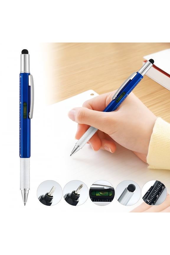 Multitool Pen Gifts for Men,1-Pc 6 in 1 Multitool Pen Set,Tech Cool Gadgets Stocking Stuffer Holiday Gifts for Dad,Husband,Grandpa