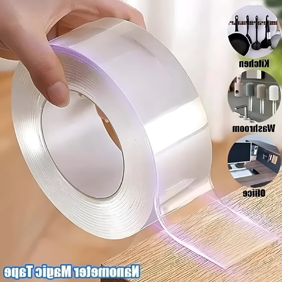CCOCC Nano Double Sided Tape, Washable Heavy Duty Adhesive