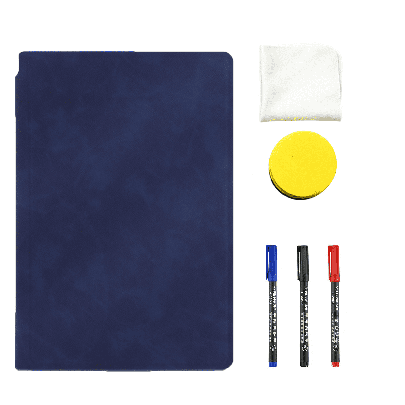 CCOCC Notebook Portable A5 Dry Erase Notebook Double Sided Convenient