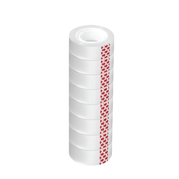 CCOCC Packing Tape Clear Tape for Moving Boxes, 6 Roll Refill 0.9x0.7 Inch, for Moving, Shipping, Gift Wrapping, Office, Home.