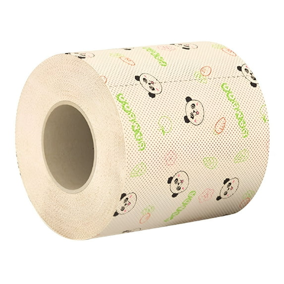 CCOCC Panda Toilet Paper Bulk Bamboo Pulp 1Set