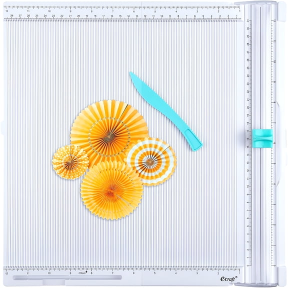 CCOCC Paper Trimmer Scoring Board: 12 X 12 Inch Craft Paper Cutter - Folding & Scorer for Cover of Book & Gift Box and Photo