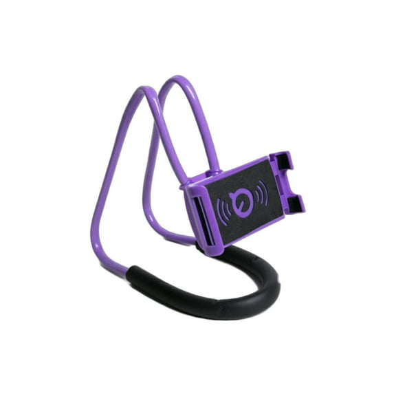 CCOCC Phone Stand Ergonomic Design Cell Phone Stand for Desk Non-Slip Base Compact and Convenient Phone Holder Purple