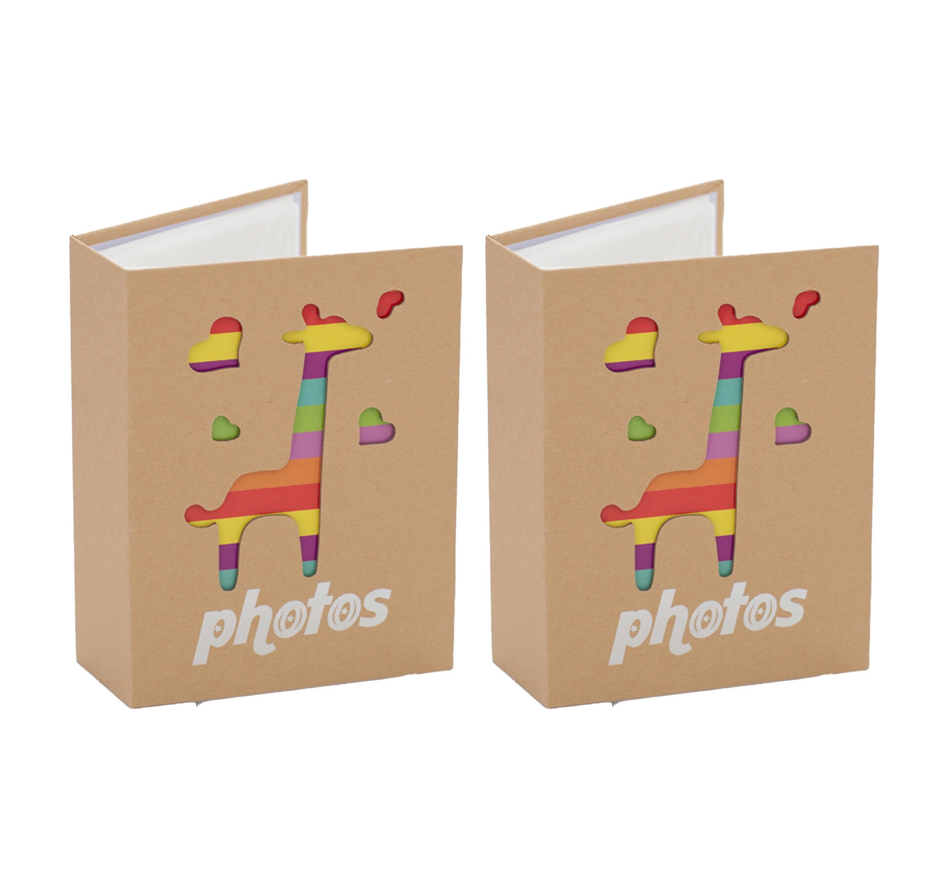 CCOCC Photo Album Colorful Kraft Paper 4x6 Photo Album,Durable ...