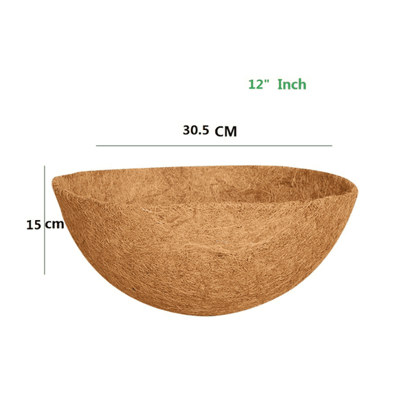 CCOCC Plant Pots,12" Excellent Aeration with Coconut Fiber Self Watering Pots for Indoor Plants,Flexible Usage Flower Pots