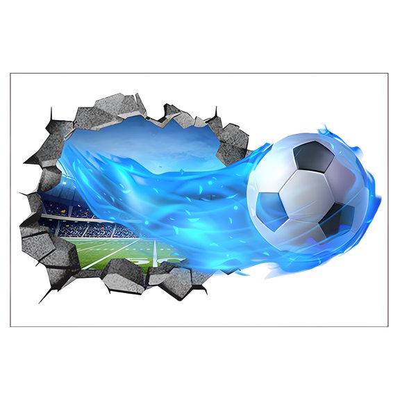 CCOCC Playroom Wall Decor,Bold 3D Graphics Wall Stickers Decor,Seamless Wall Integration Wall Stickers,Style1