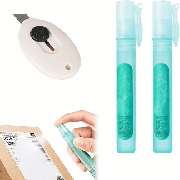 CCOCC Privacy Cover Spray, Thermal Paper Eraser Spray, 10ml Portable Privacy Information Coverage Fluid Liquid, For Permanent Erasing Receipt Shipping Label, Or Any Thermal Prints